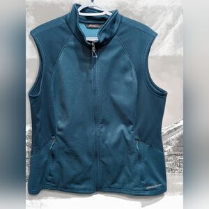 Eddie Bauer Women's Teal Zip Vest